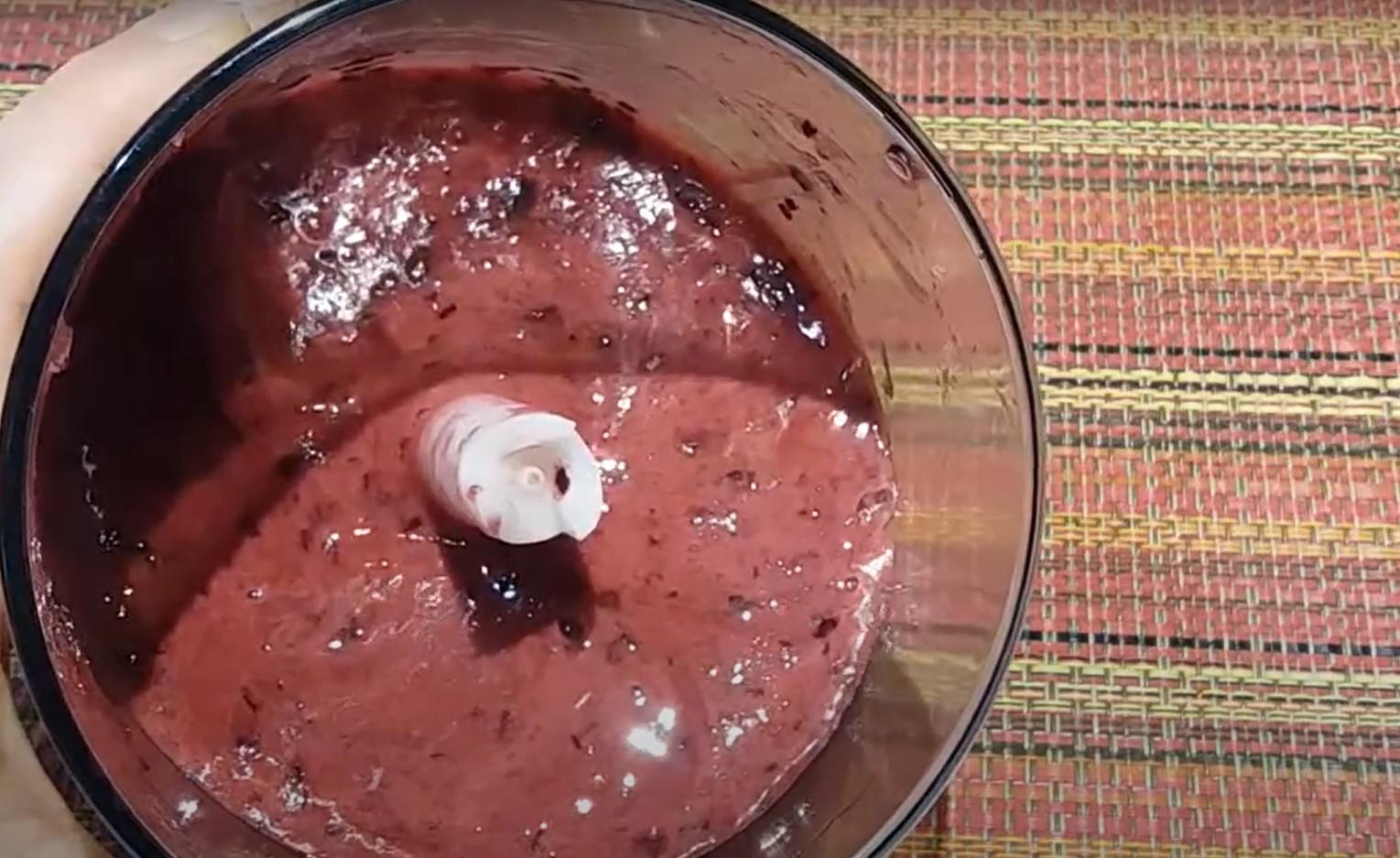 Recepta de sorbet de grosella negra - Pas 3