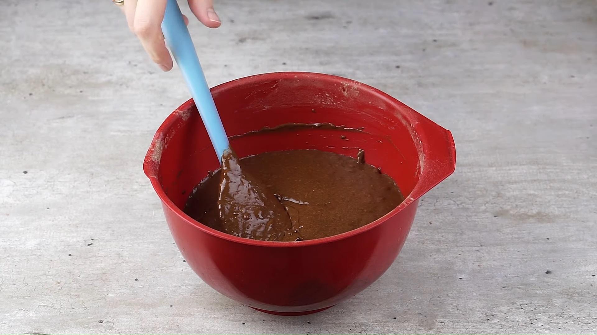 Recette - Gâteau au chocolat et à la banane cuit au four - Étape 5