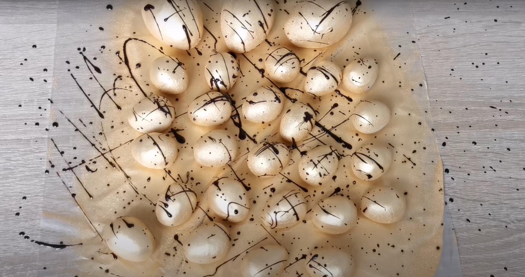 Recepta - Niu de xocolata per decorar el pastís de Pasqua - Pas 10