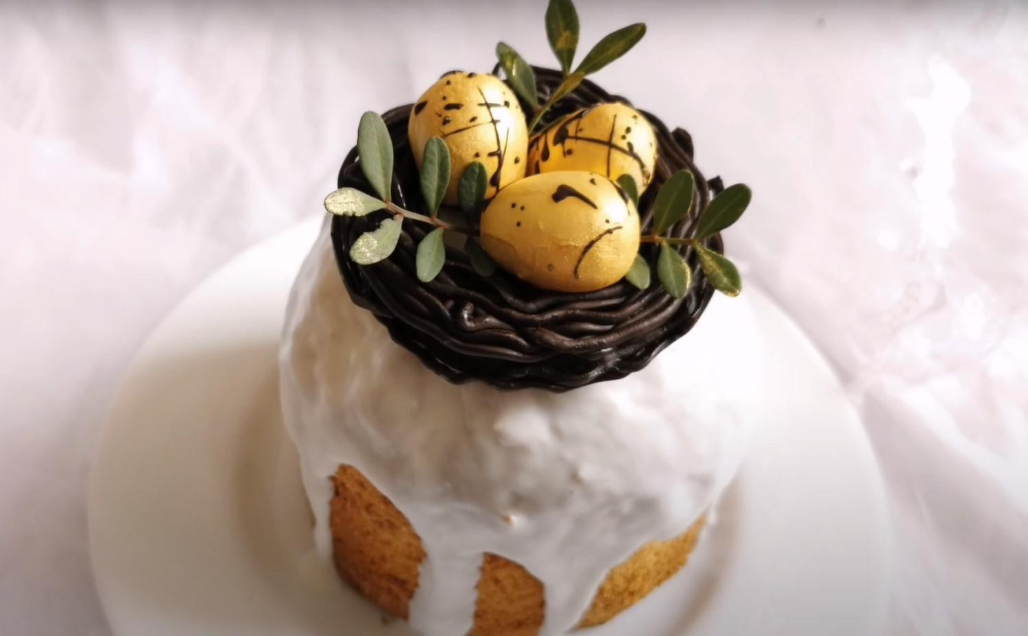 Recepta - Niu de xocolata per decorar el pastís de Pasqua - Pas 11