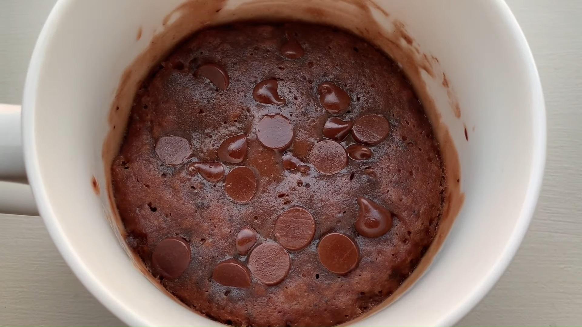 Recette - Gâteau au chocolat en tasse sans levure chimique - Étape 4