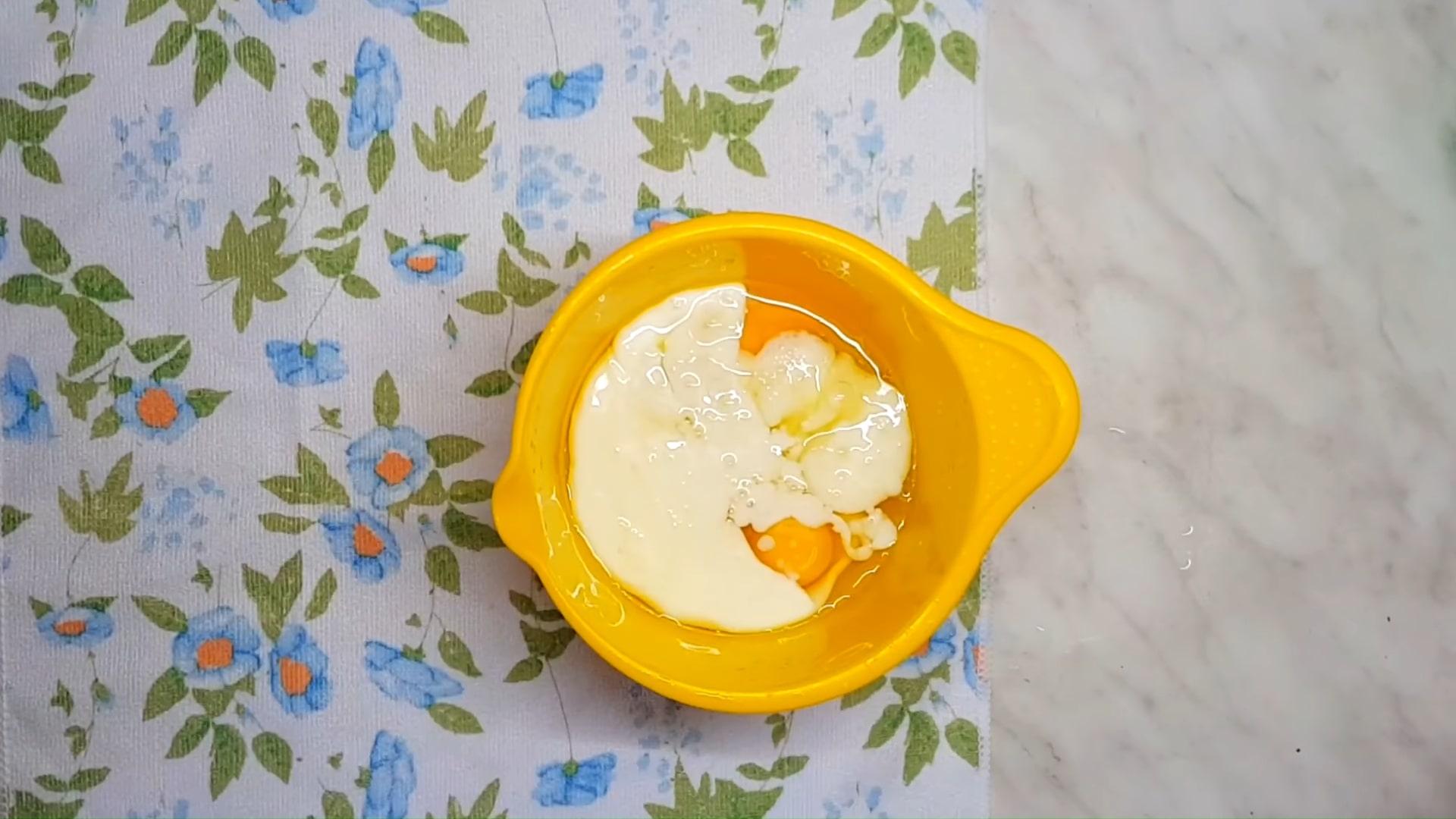 Recepta - Pastís de kéfir de xocolata al microones - Pas 1