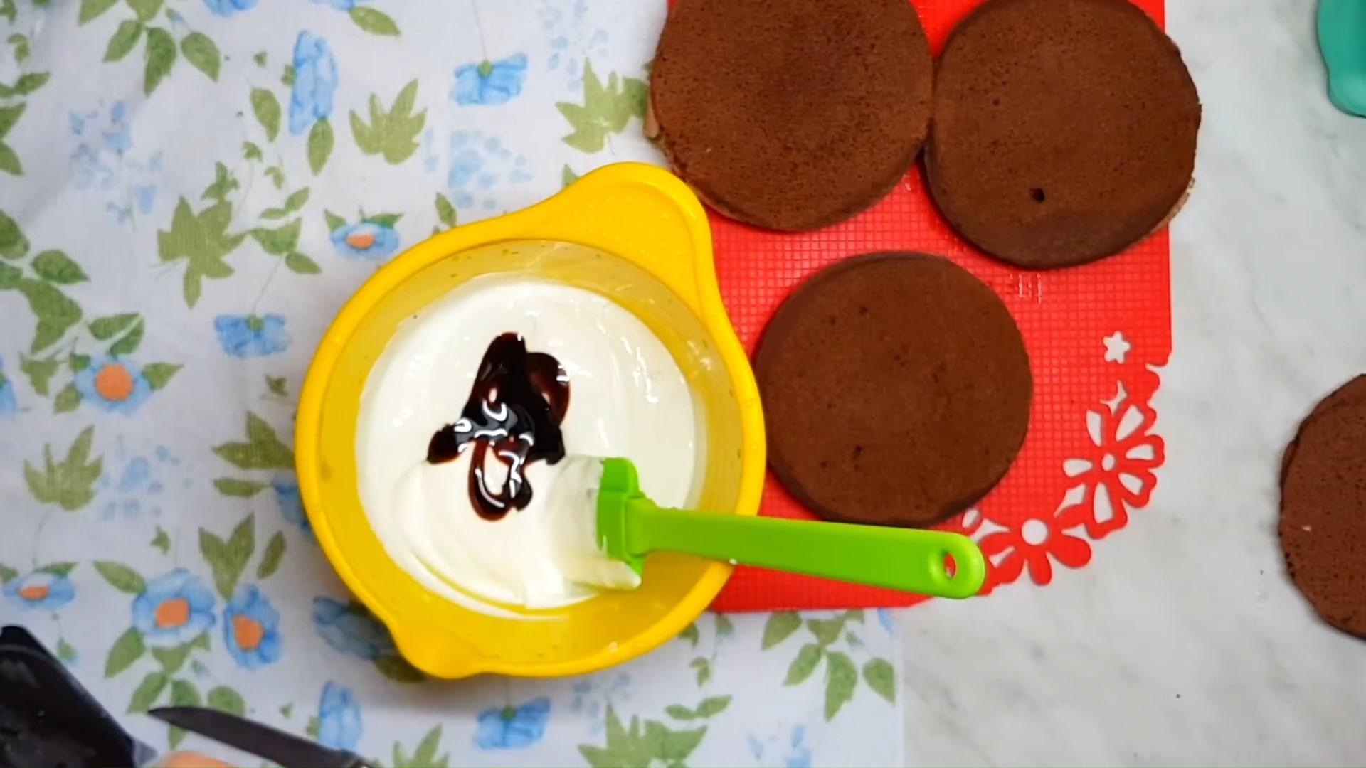 Recepta - Pastís de kéfir de xocolata al microones - Pas 8