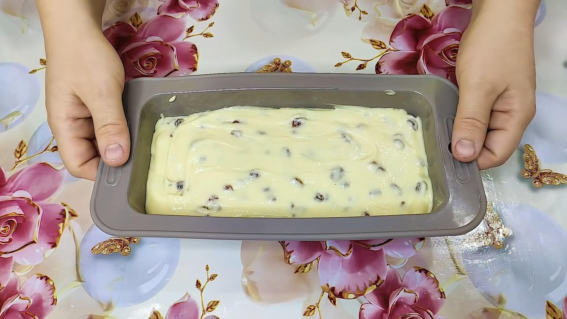 Recepta - Pastís de kefir ràpid al microones en 3-5 minuts - Pas 5