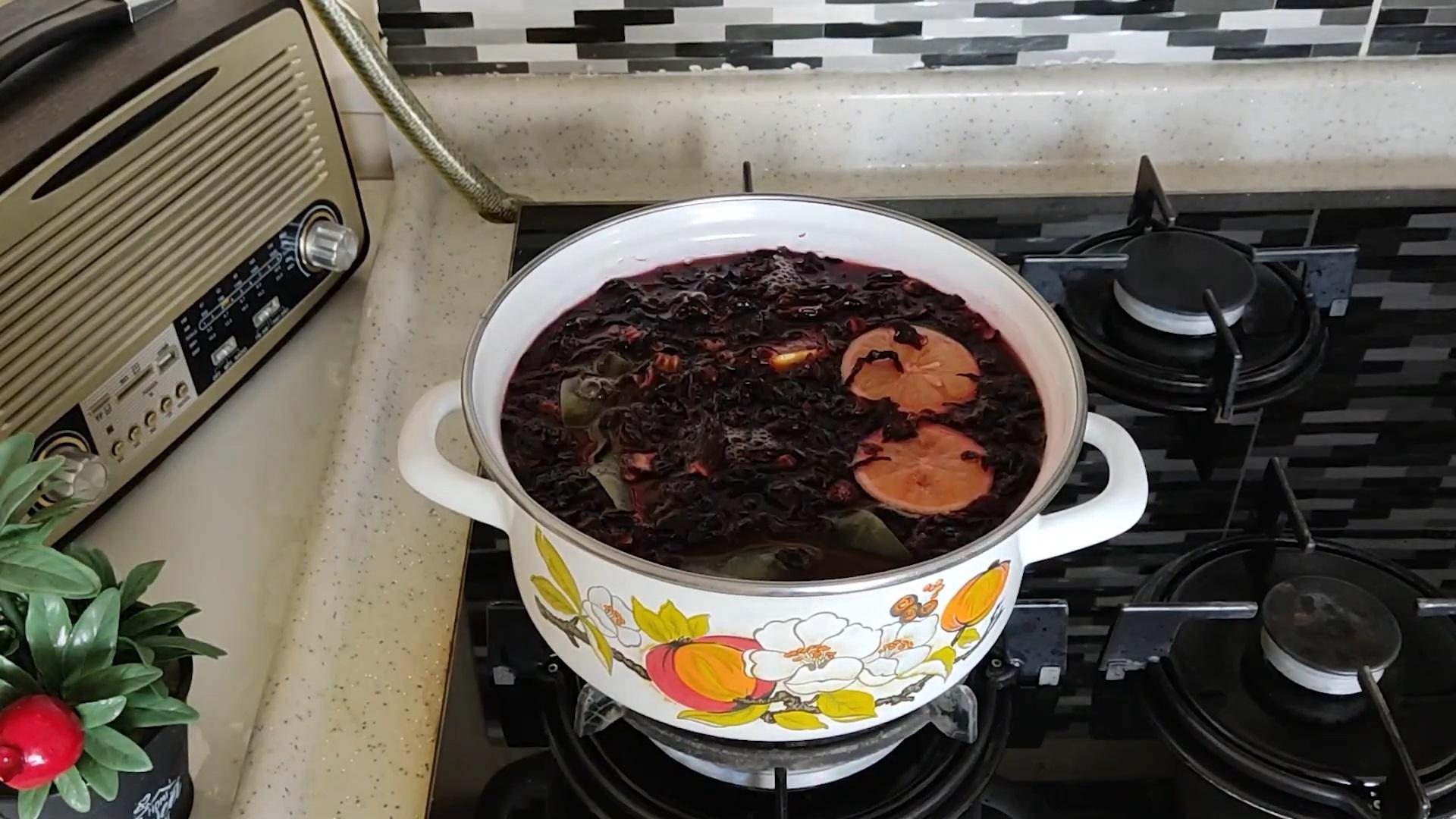 Recepta - Beguda de sorbet d'hibisc - Pas 4