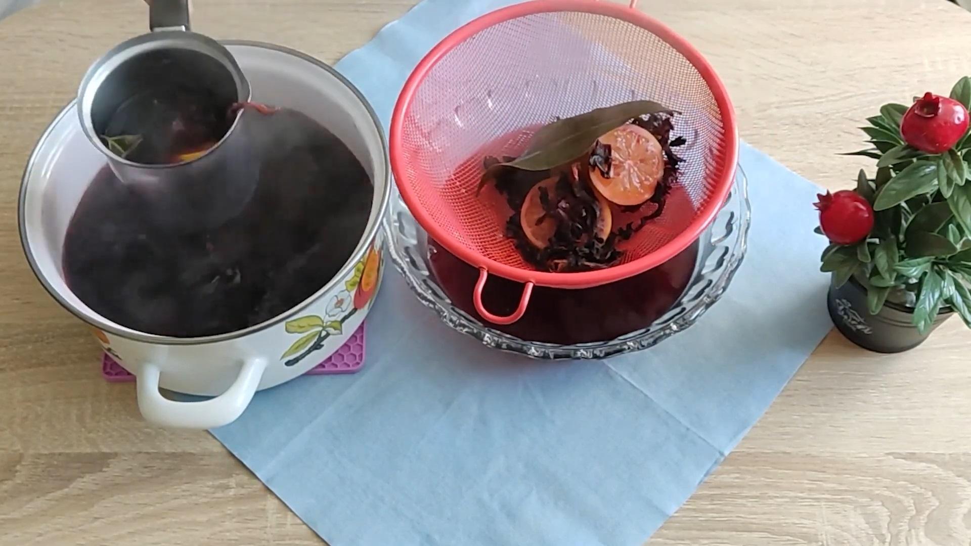 Recepta - Beguda de sorbet d'hibisc - Pas 5