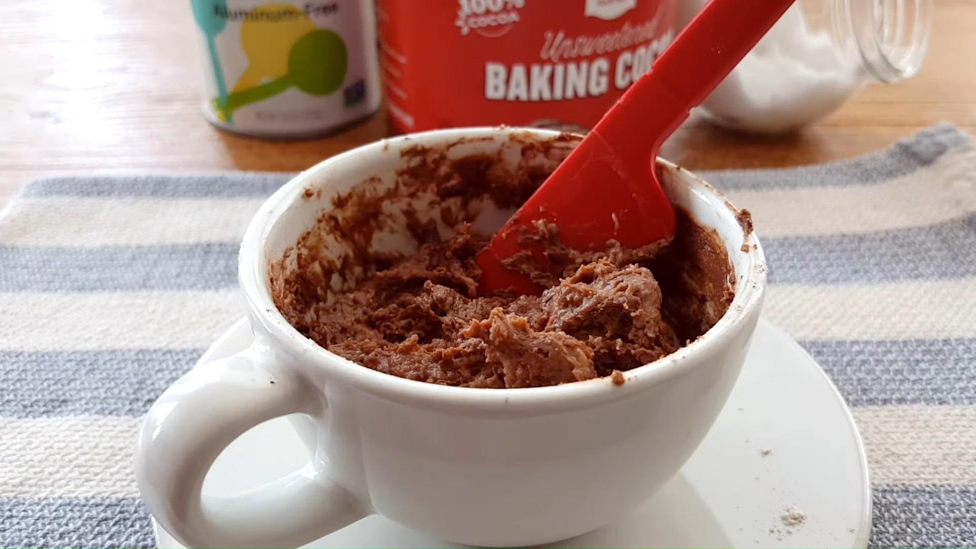 Recept - Čokoládové muffiny do mikrovlnné trouby - Krok 4