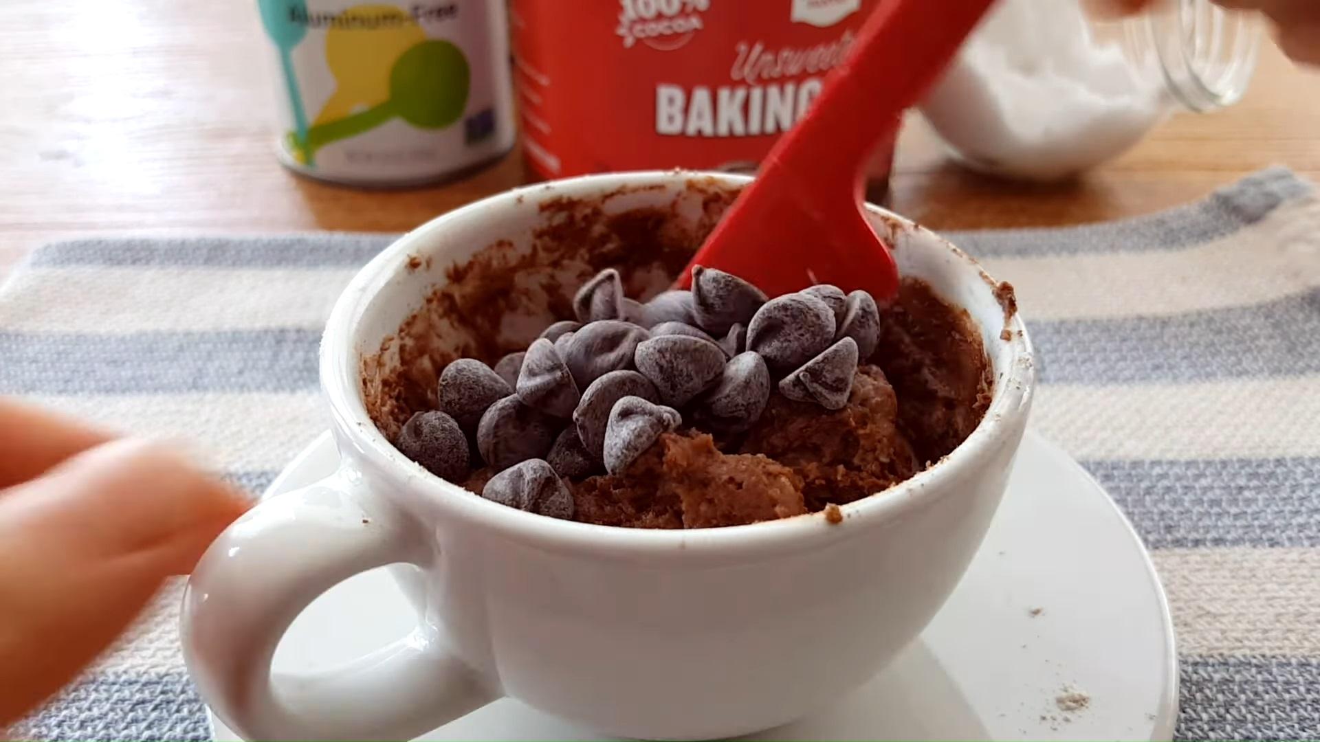 Recept - Čokoládové muffiny do mikrovlnné trouby - Krok 5