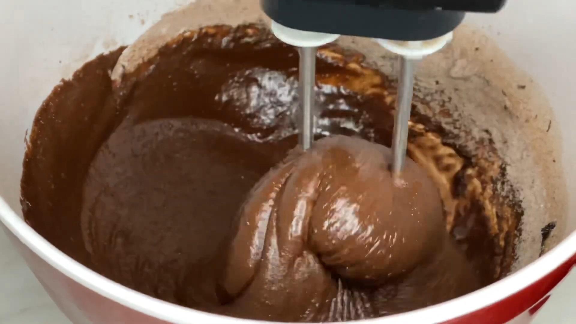 Recepta - Magdalenes de pastís de formatge amb xocolata - Pas 4