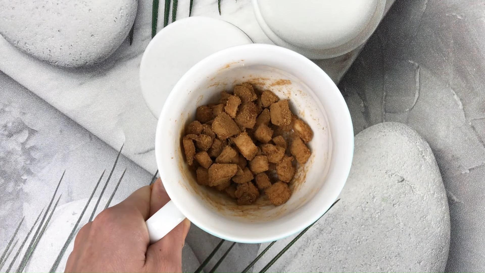 Recette - Dessert aux pommes au micro-ondes en 5 minutes - Étape 2