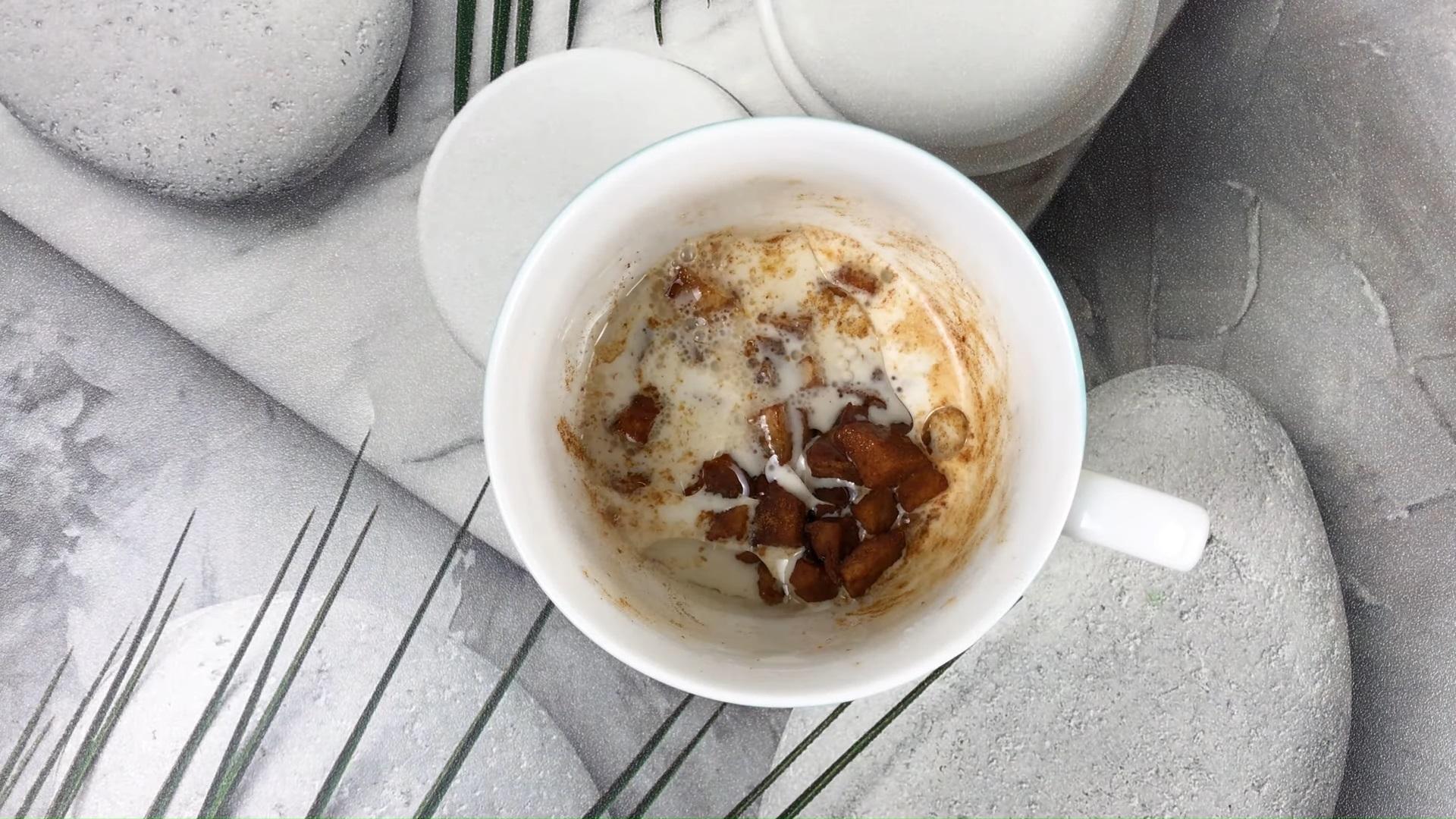 Recette - Dessert aux pommes au micro-ondes en 5 minutes - Étape 4