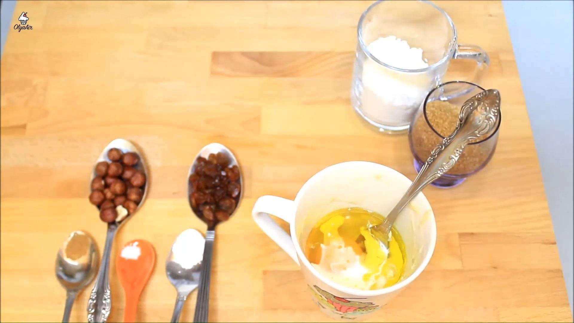 Recepta - Muffin de plàtan a la tassa - Pas 3