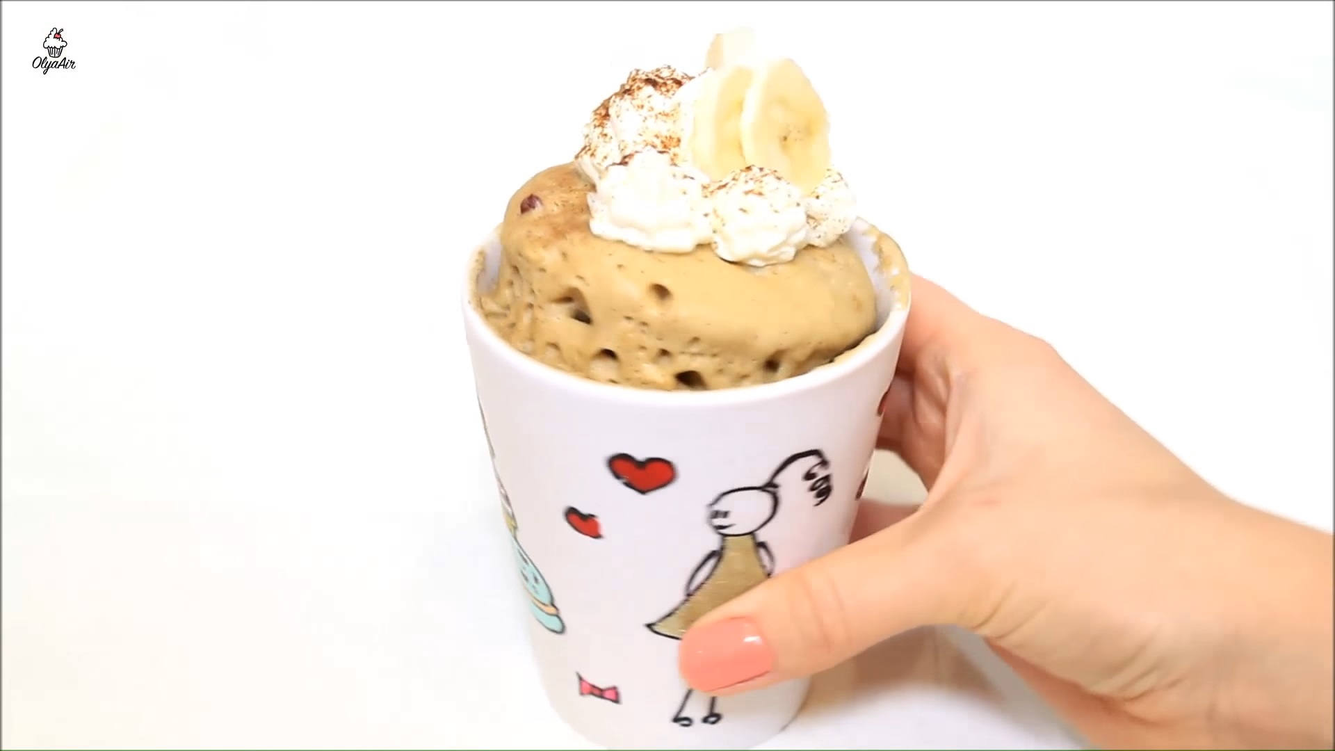 Recepta - Magdalena de plàtan en una tassa - Pas 8