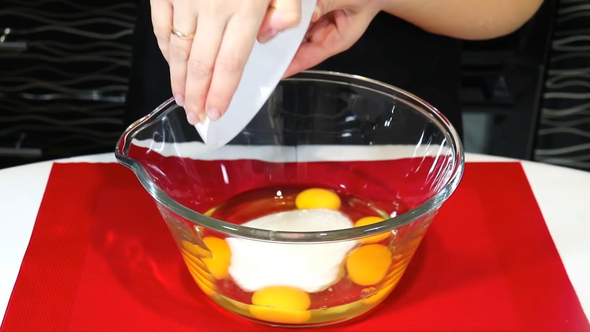 สูตร - เค้กอีสเตอร์แบบง่ายและรวดเร็ว ไม่ใช้ยีสต์ ใส่ลูกเกด - ขั้นตอนที่ 1