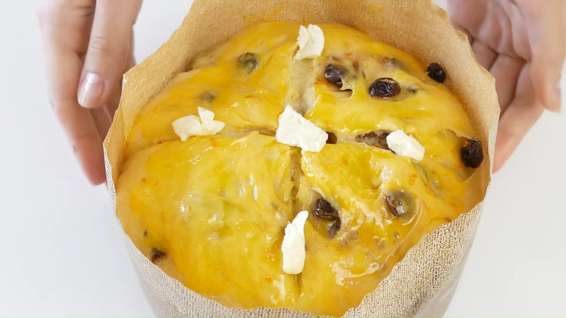 Recepta - Panettone de Nadal amb xocolata i panses - Pas 11