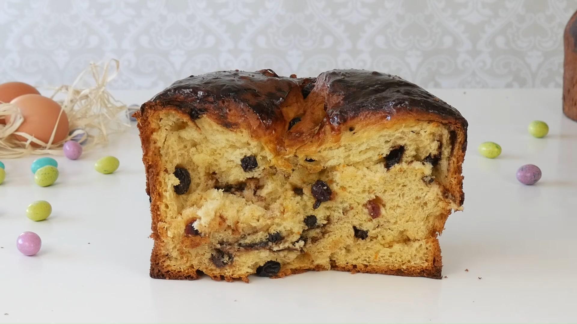 Recepta - Panettone de Nadal amb xocolata i panses - Pas 12