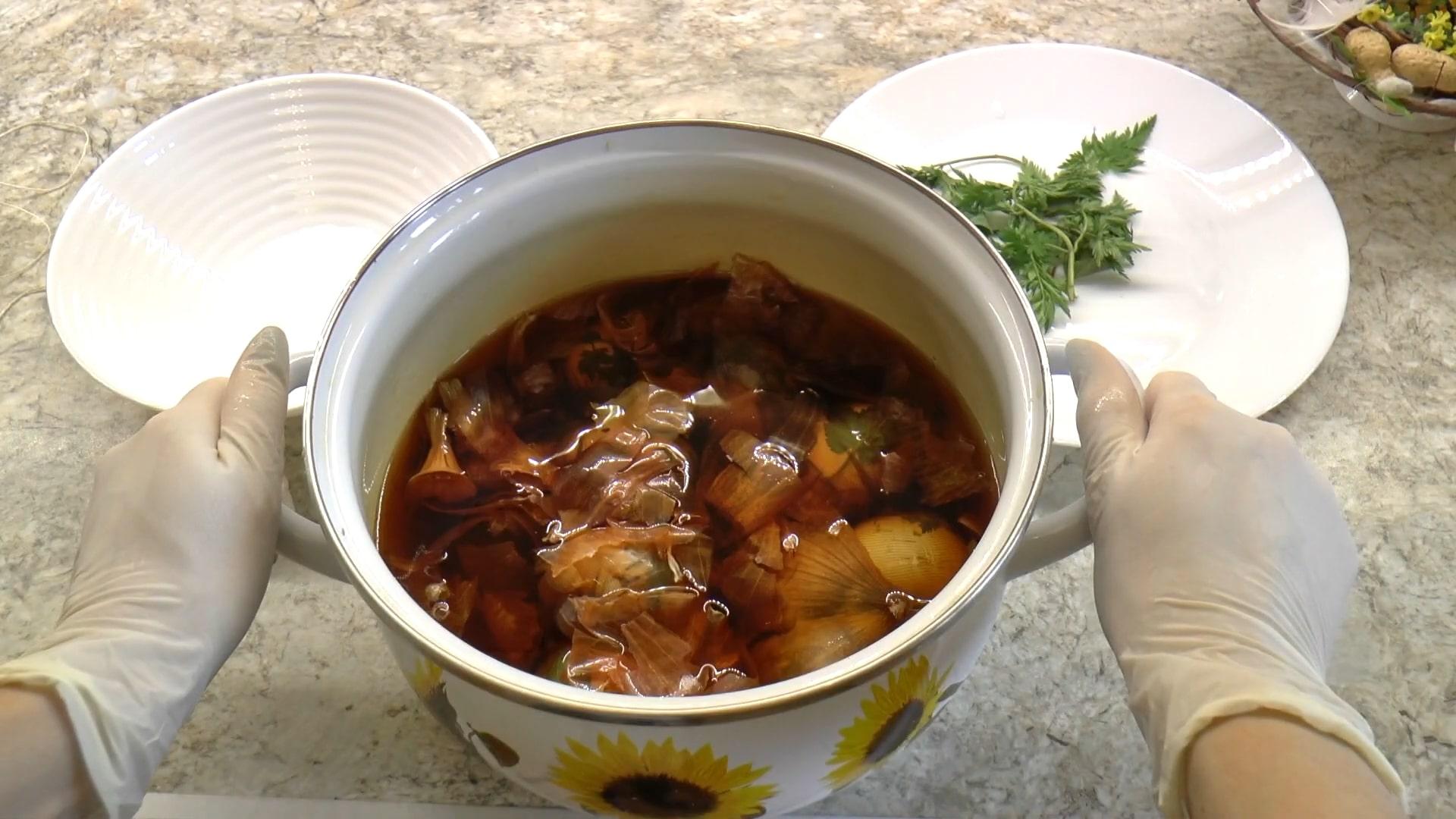 وصفة - بيض بنقوش زهرية - الخطوة 4