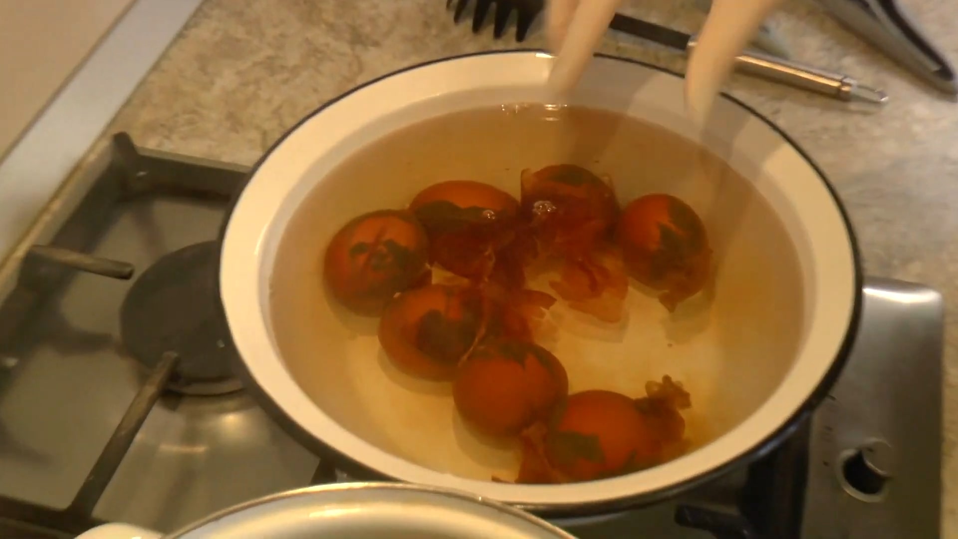 وصفة - بيض بنقوش زهرية - الخطوة 6