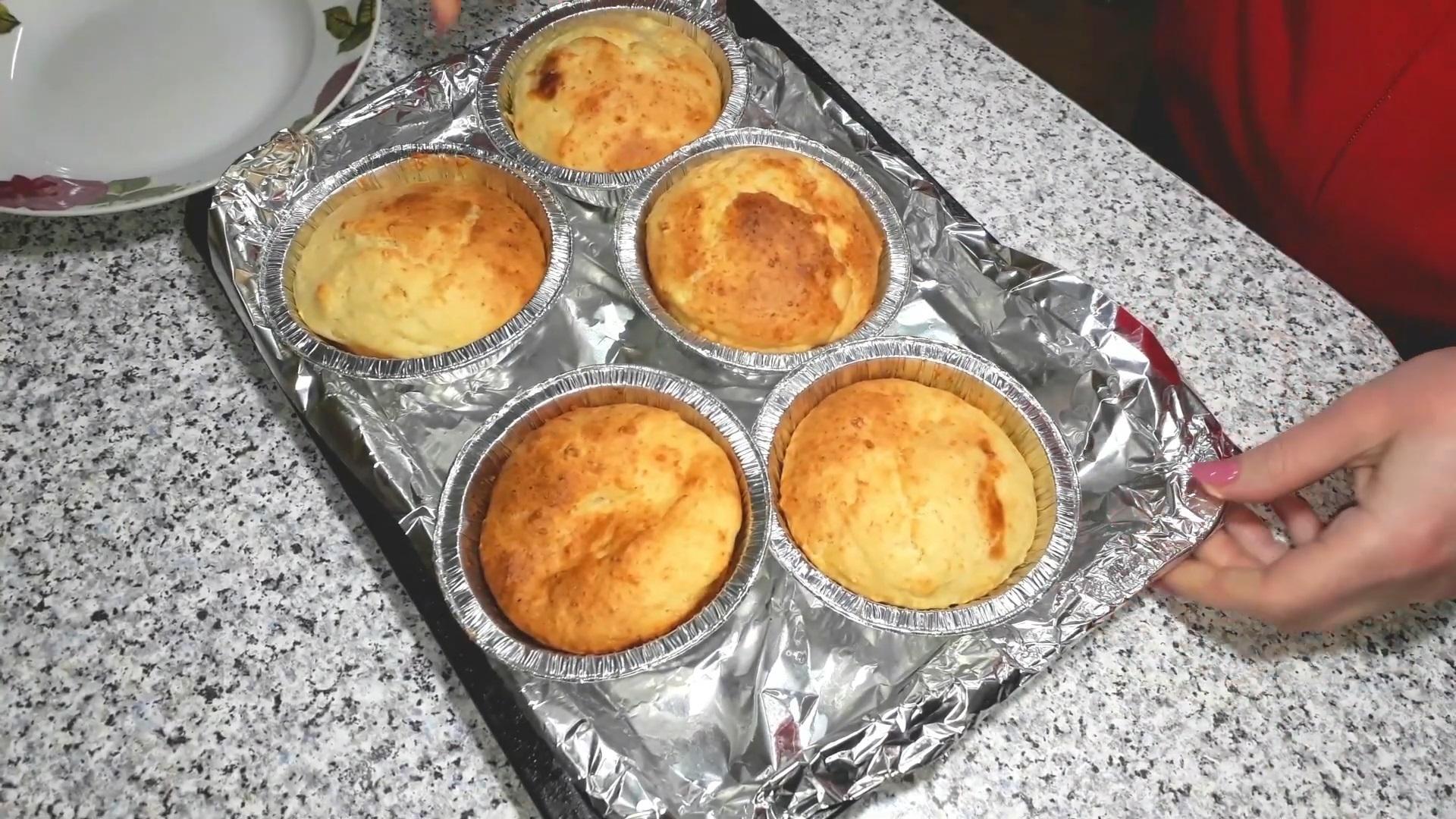 Recepta - Magdalenes de formatge cottage i crema agra - Pas 9