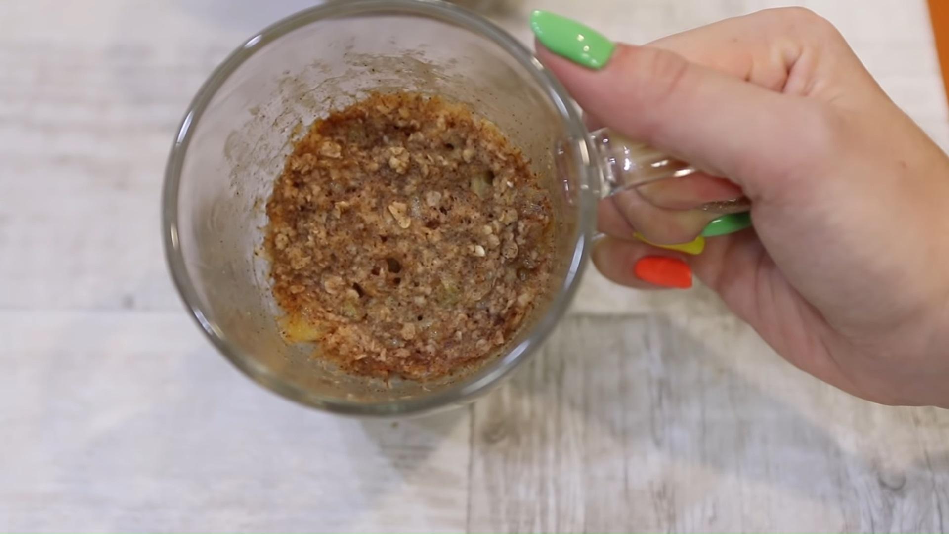 Recepta - Pastís de plàtan i civada per a tasses - Pas 5