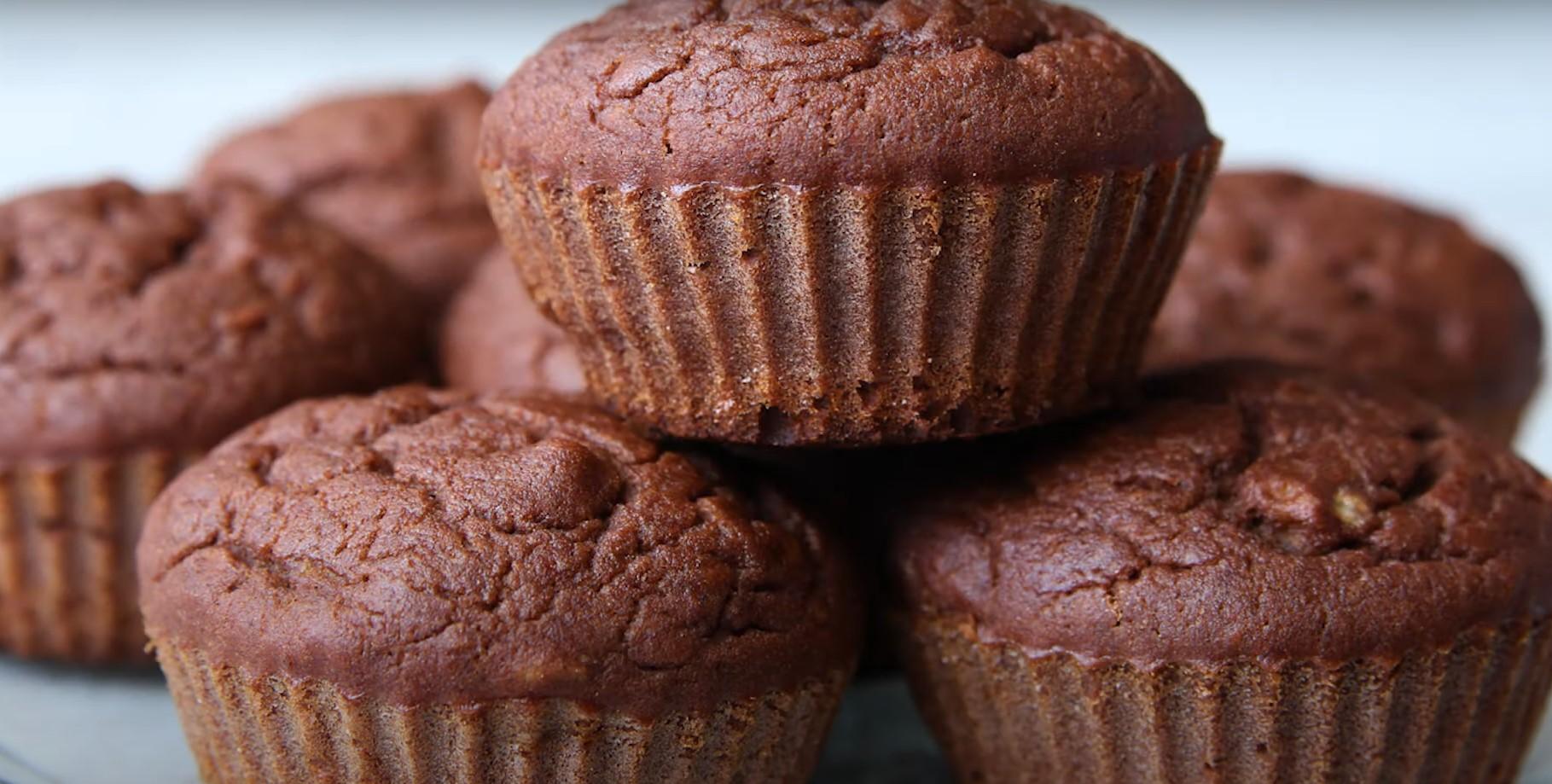 Recepta - Magdalenes saludables de plàtan i cacau - Pas 7