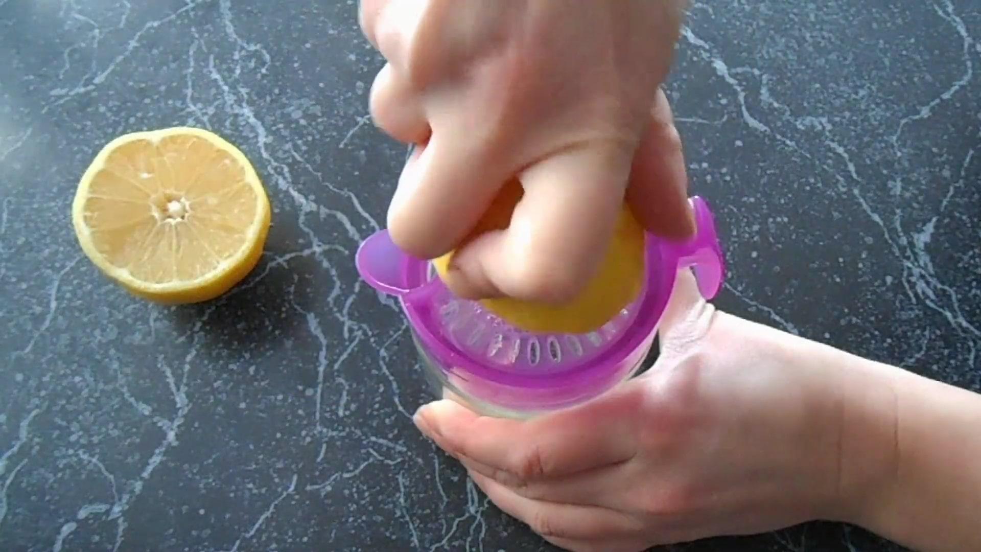 Recette - Crème de citron en 1 minute - Étape 1