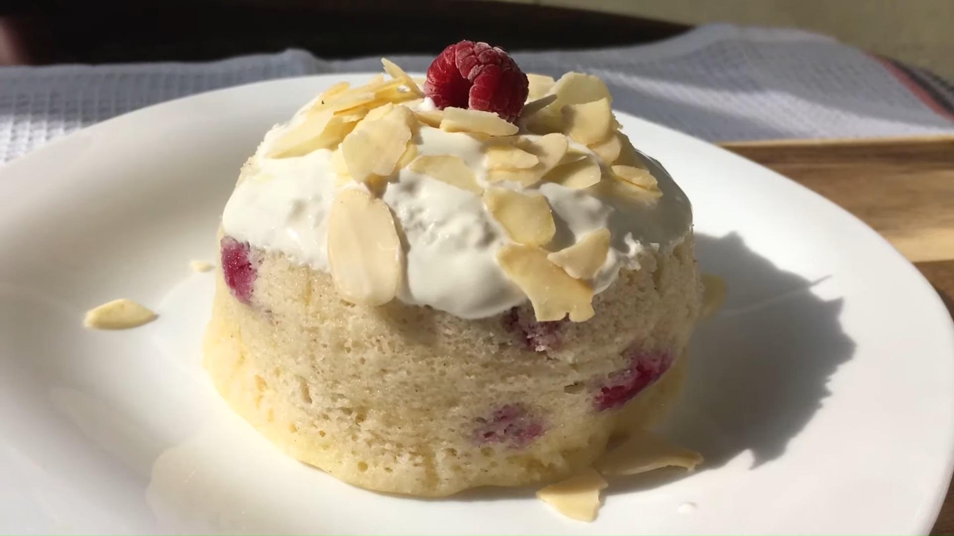 Recepta - Cupcake saludable de farina d'arròs i kéfir en una tassa - Pas 6