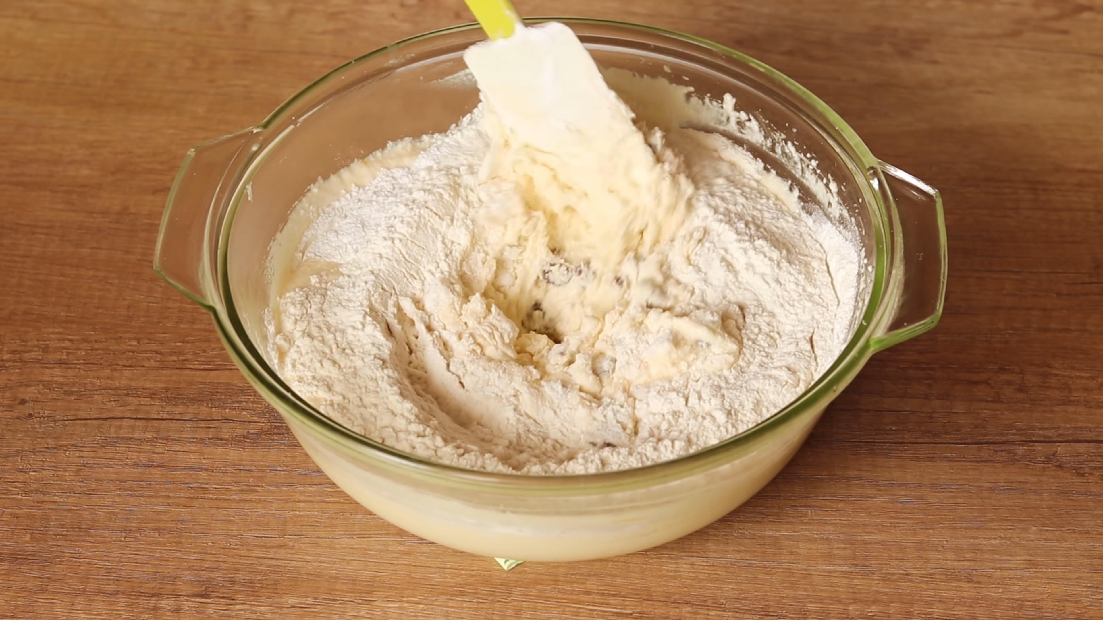 สูตร - เค้กพุดดิ้งอีสเตอร์แบบง่ายๆ ไม่ใช้ยีสต์ ในพิมพ์ - ขั้นตอนที่ 7