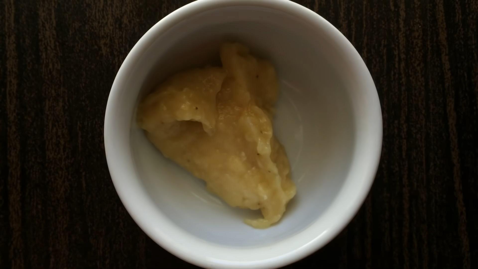 Recepta - Postres de plàtan saludables per a microones - Pas 1