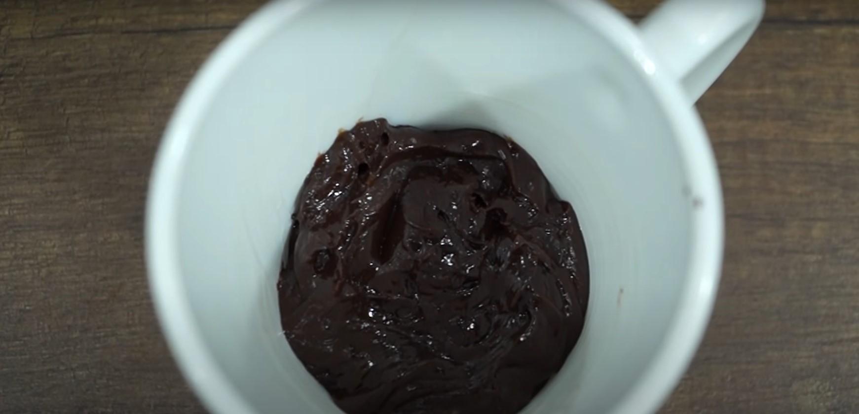 Recette - Gâteau au chocolat sans farine au micro-ondes en 2 minutes - Étape 8