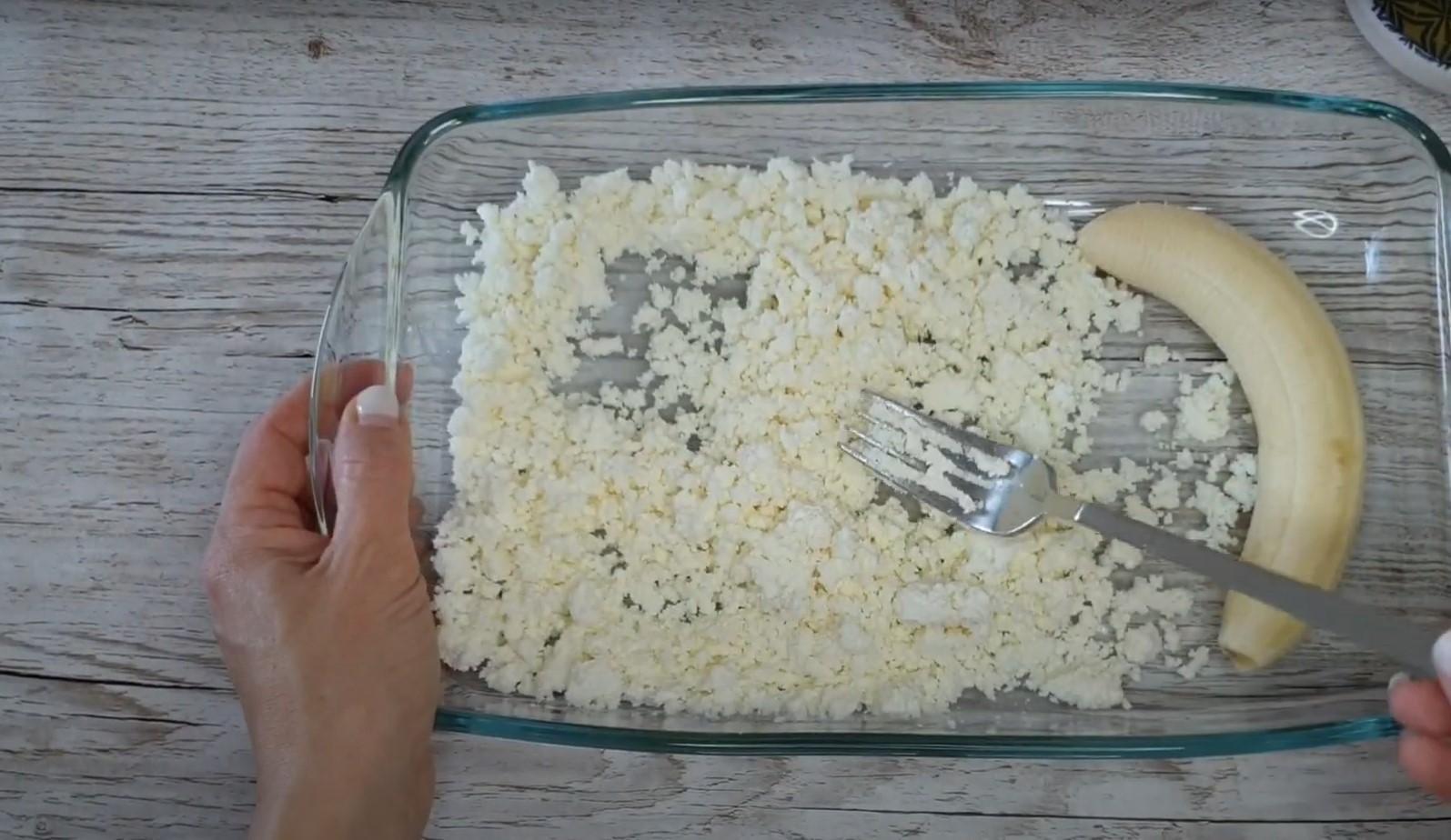 Recepta - Magdalenes de plàtan i mel - Pas 1