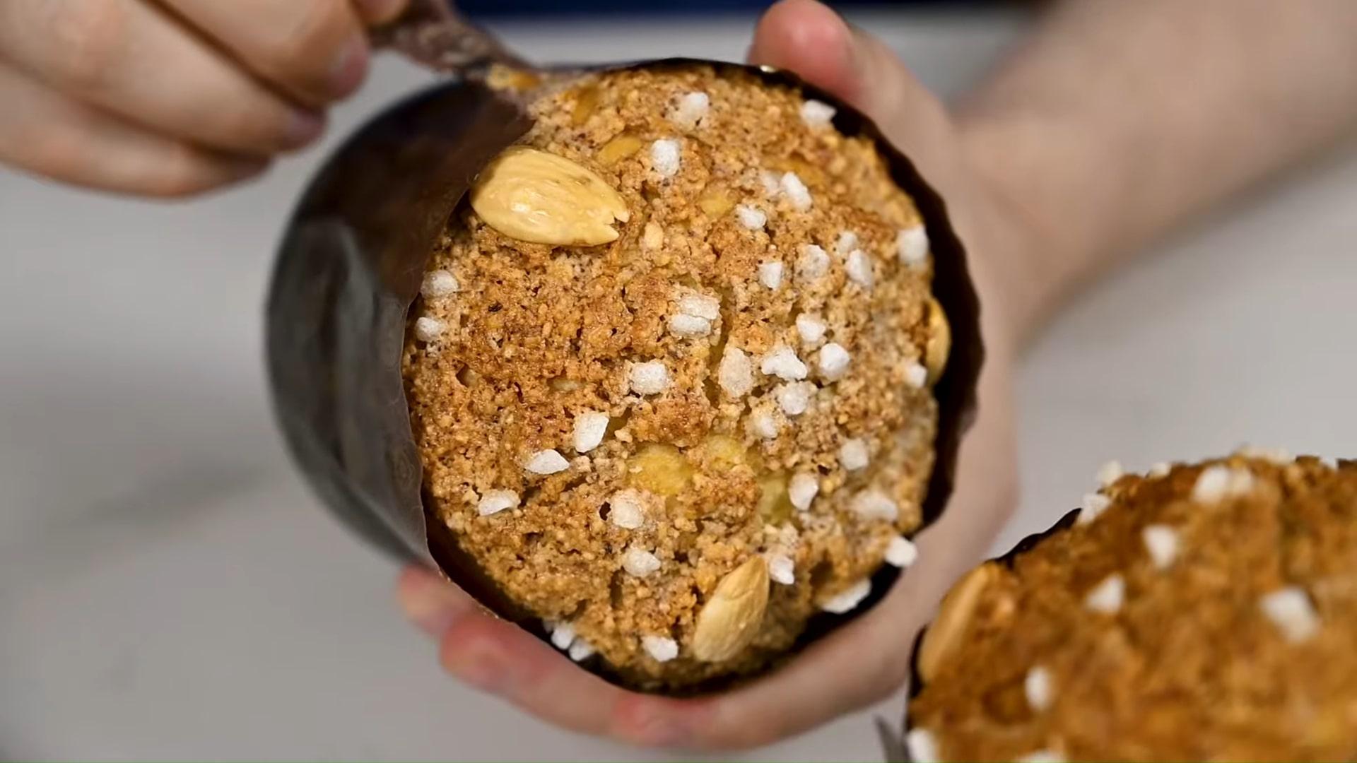 Une délicieuse recette de glaçage aux noix pour gâteau de Pâques à base d'amidon - Étape 4