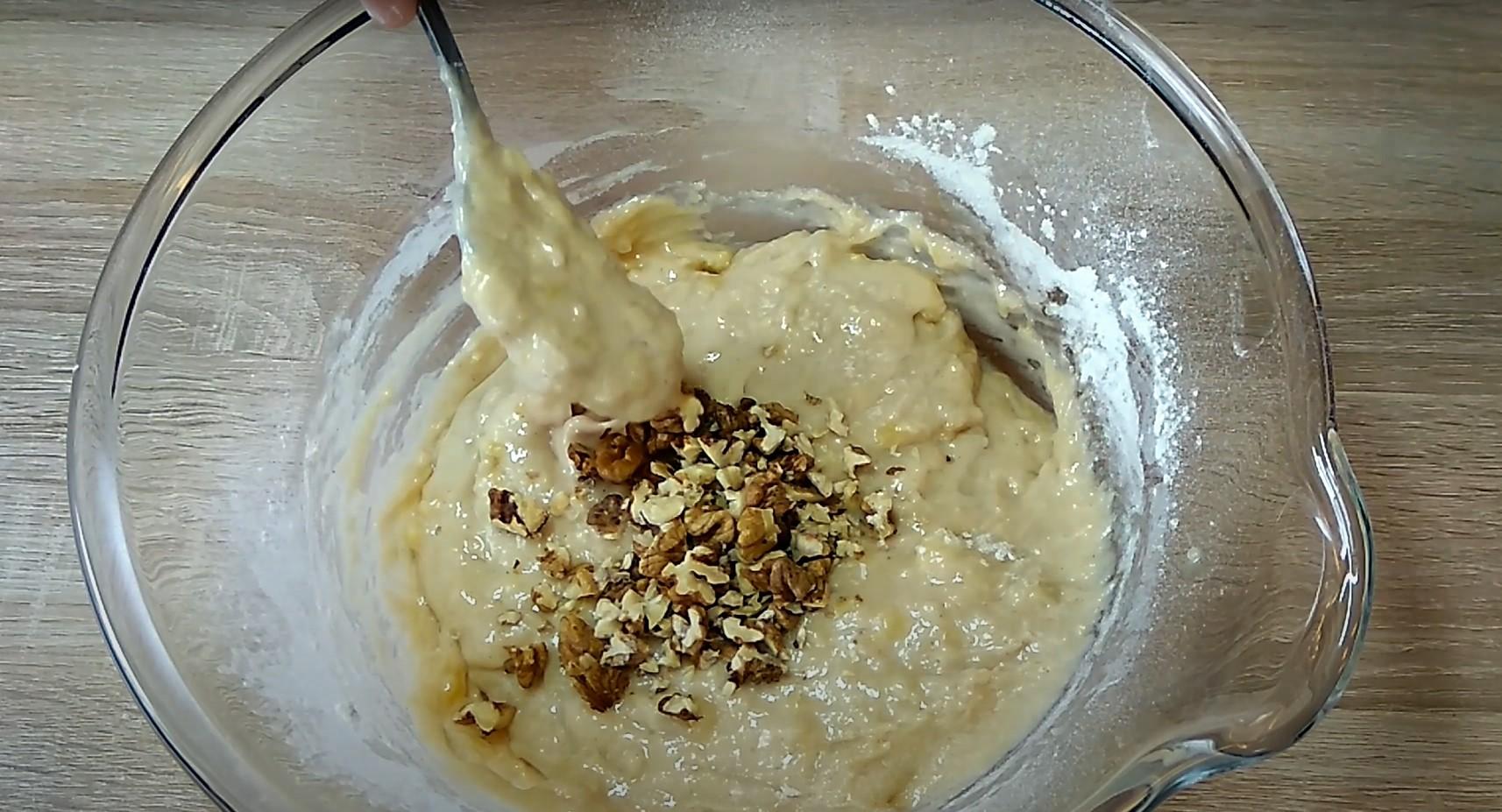 Recepta - Magdalenes de plàtan i nous - Pas 7