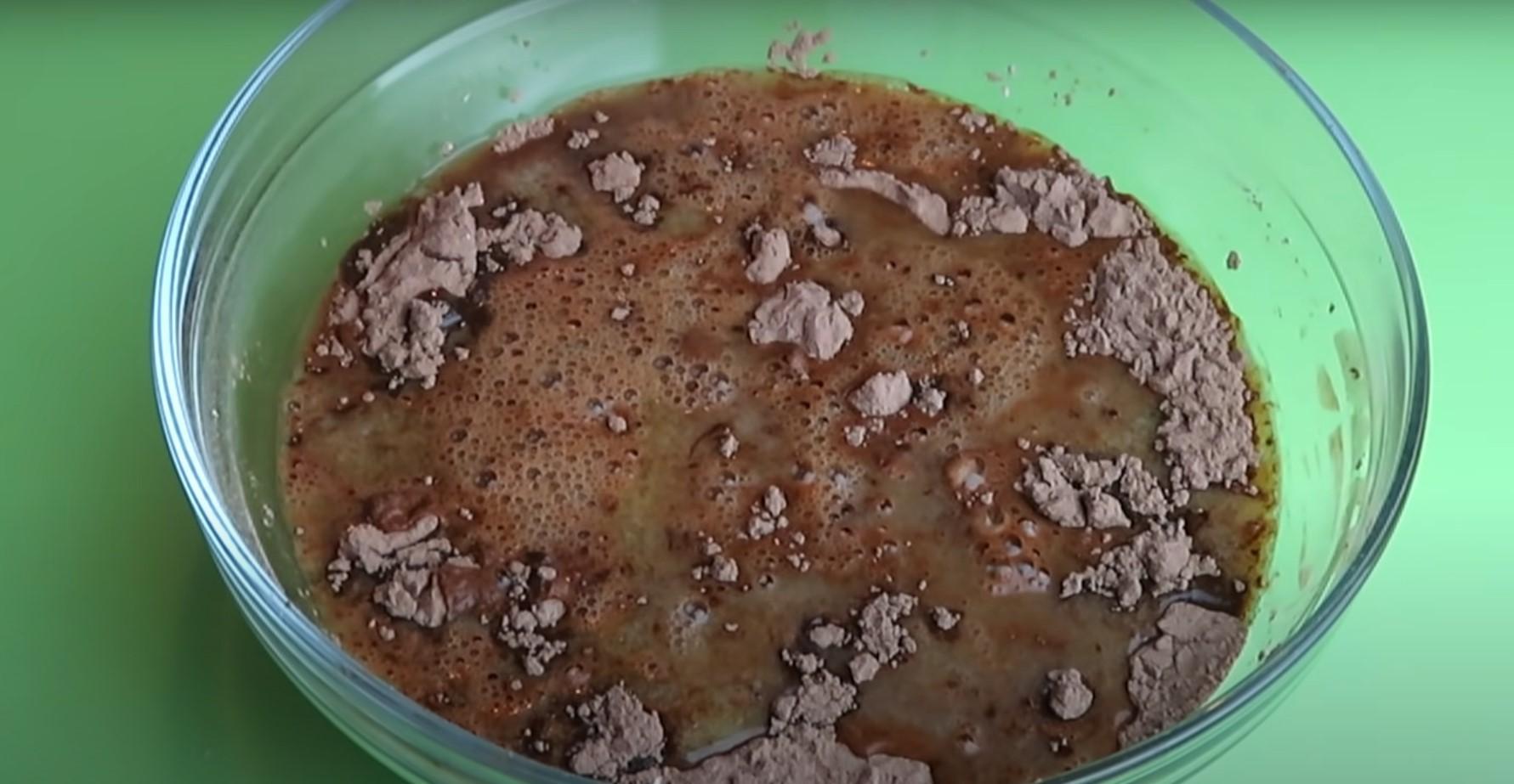 Recepta - Pastís de cacau al microones - Pas 5