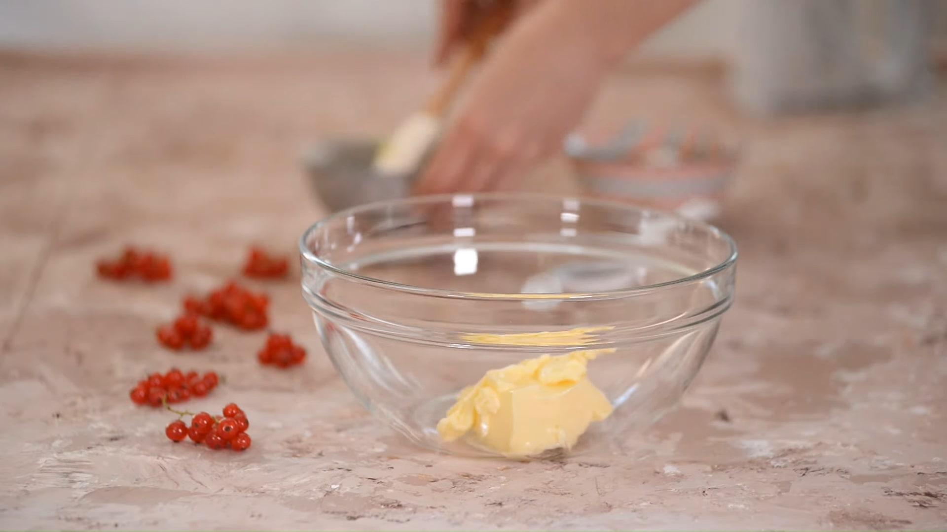 Opskrift på røde ribsmuffins - Trin 2