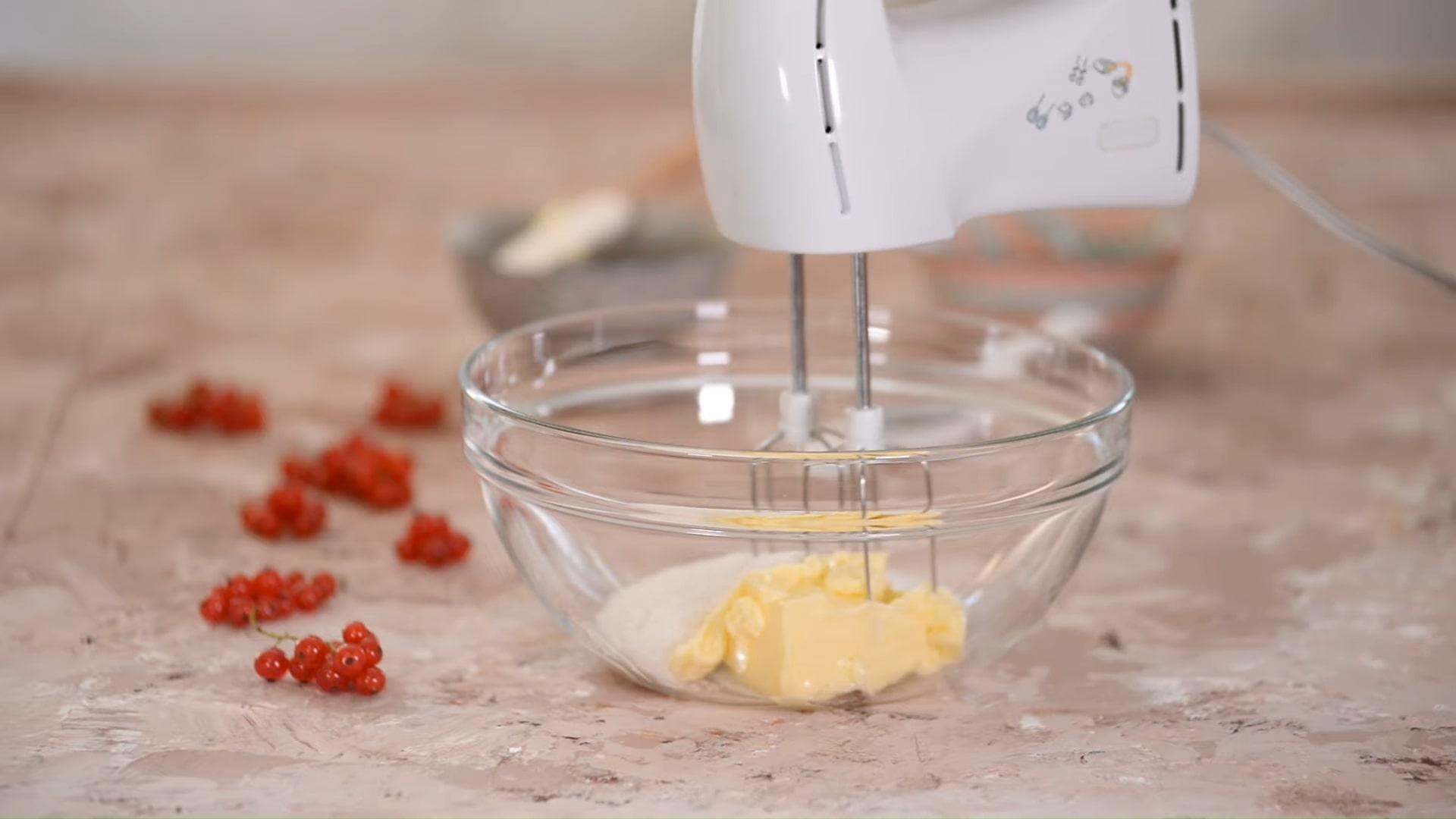 Opskrift på røde ribsmuffins - Trin 3