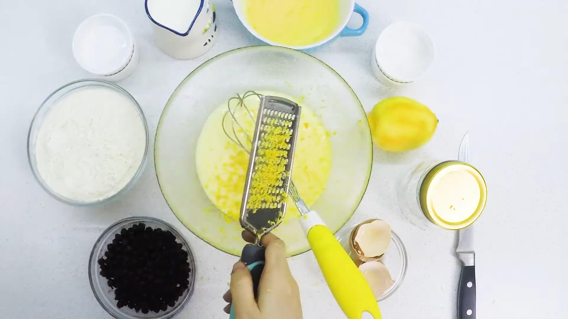 Opskrift på frosne blåbærmuffins - Trin 3