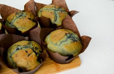 كعكات التوت الأزرق - صورة