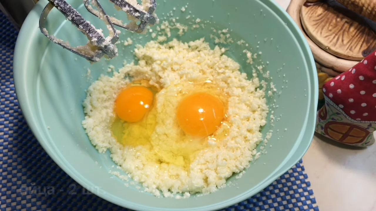 Opskrift på cottage cheese muffins med frosne ribs - Trin 2