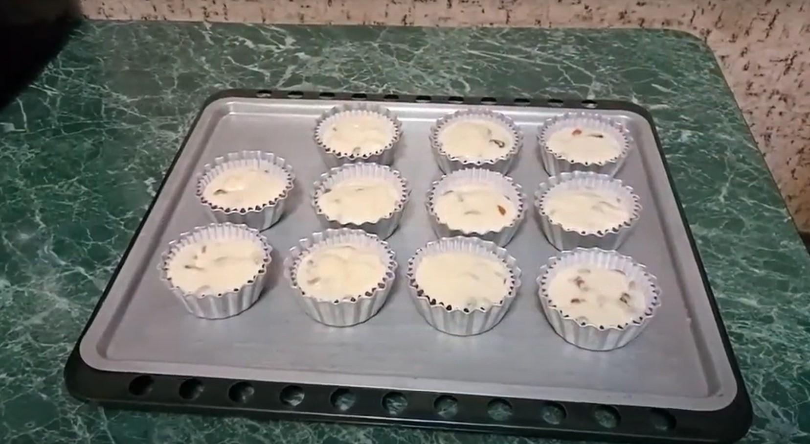 Opskrift - Rosinmuffins til fastetiden - Trin 7