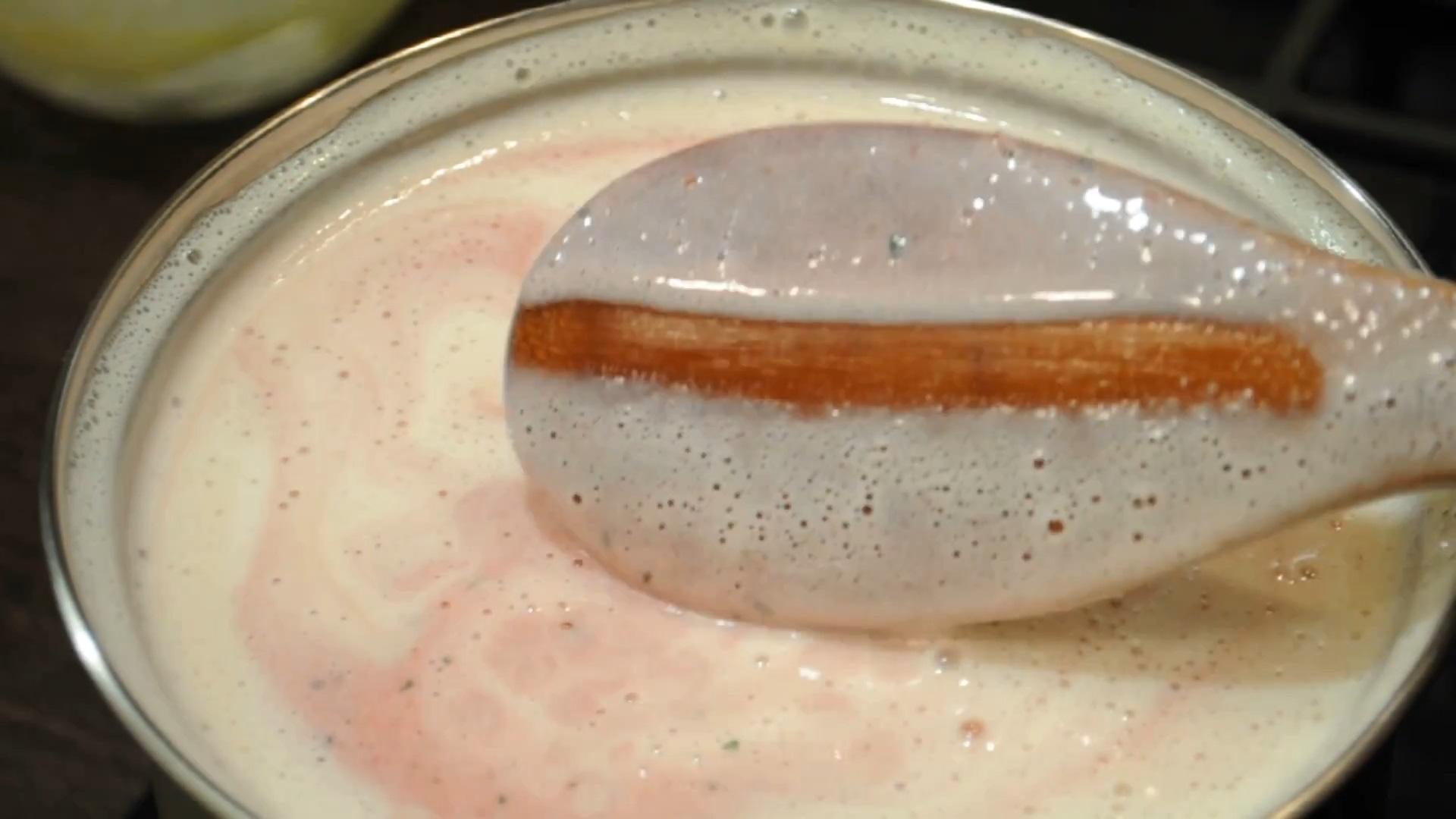 وصفة آيس كريم الفراولة والنعناع - الخطوة 5