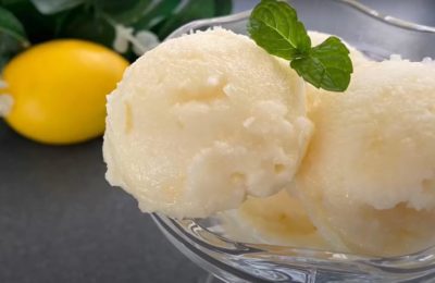 Sorbet de llimona - foto