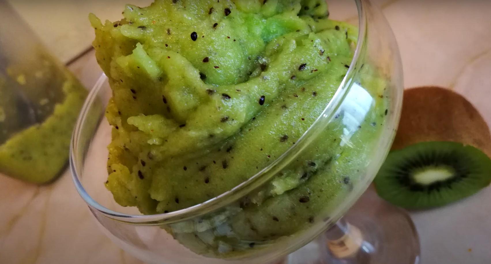 Recepta - Sorbet de kiwi: una recepta de postres fredes - Pas 7