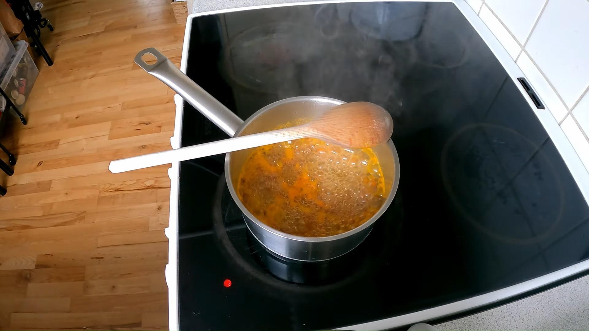 Recepta - Sorbet d'arç cerval original - Pas 2