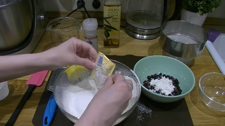 Opskrift på blåbærmuffins i fastetiden med billeder - Trin 1