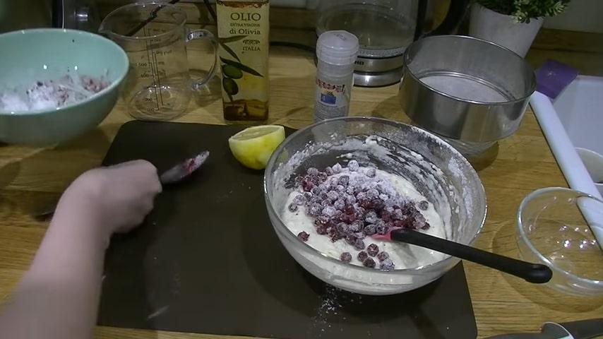 Opskrift på blåbærmuffins i fastetiden med billeder - Trin 4