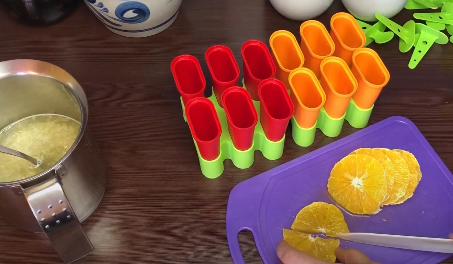 وصفة - كيفية صنع مصاصات البرتقال في المنزل - الخطوة 5