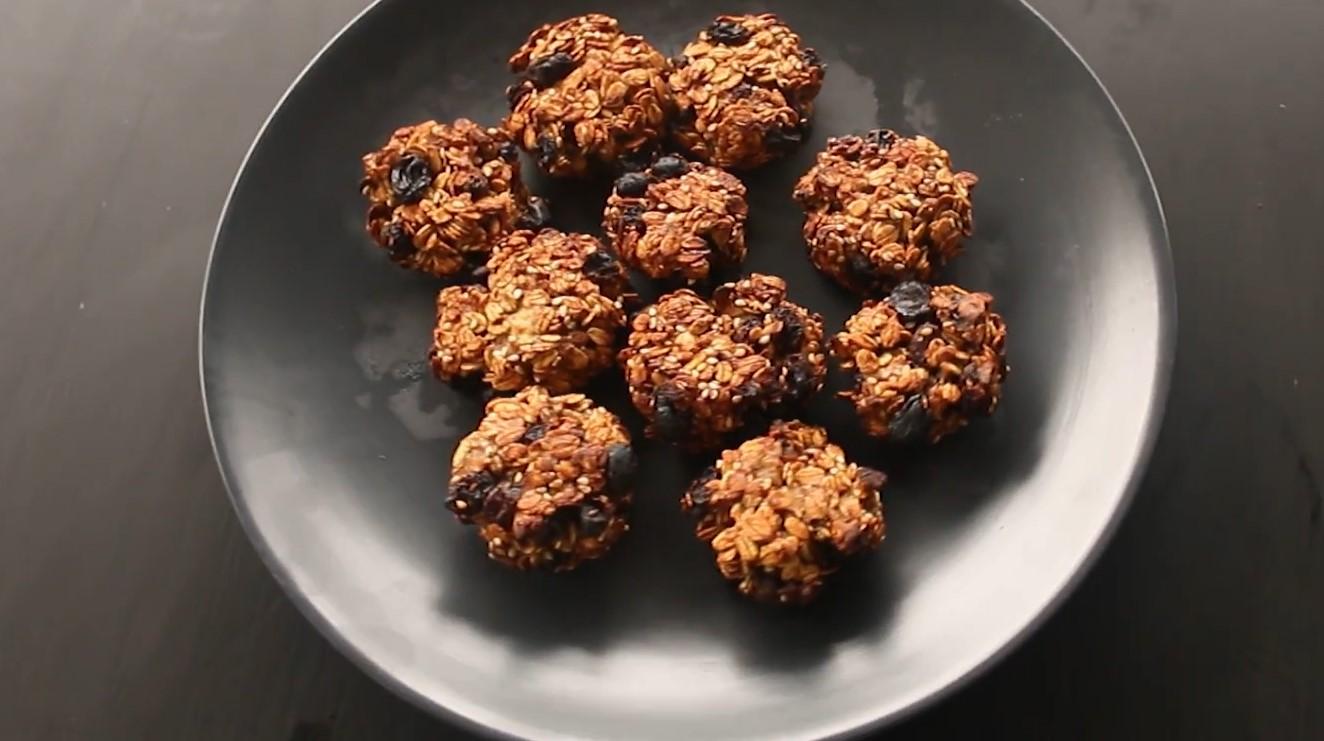 Recepta - Galetes de civada i panses sense farina ni sucre - Pas 6