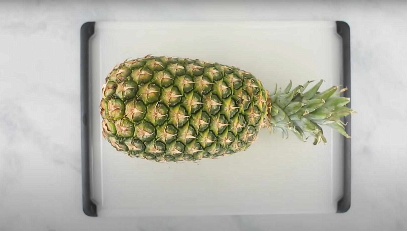 Recepta de sorbet de pinya - Pas 1