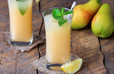 عصير الليمون والكمثرى - الخطوة 8